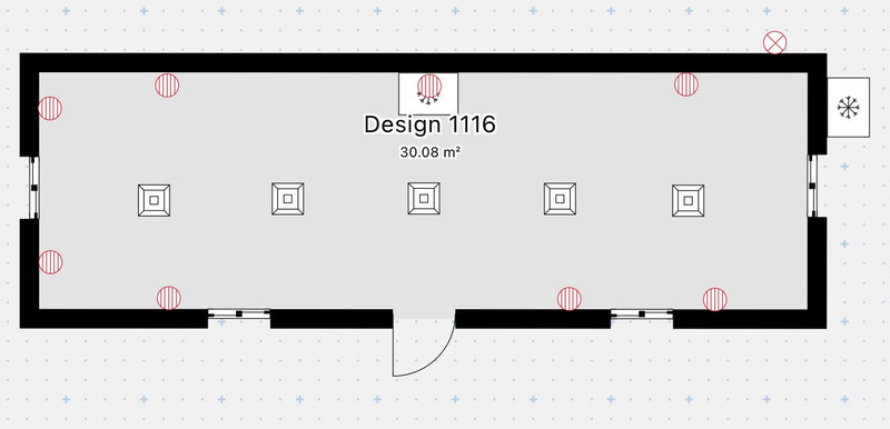 32x10ft Cabin | Open Plan Canteen / Office | CUSTOM | Portable Building | No 1593