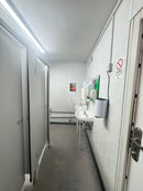 16 x 9 ft | 3+1 Toilet Block | Building Site Accommodation | Portable Anti-Vandal Cabin | Reduced | No 1650