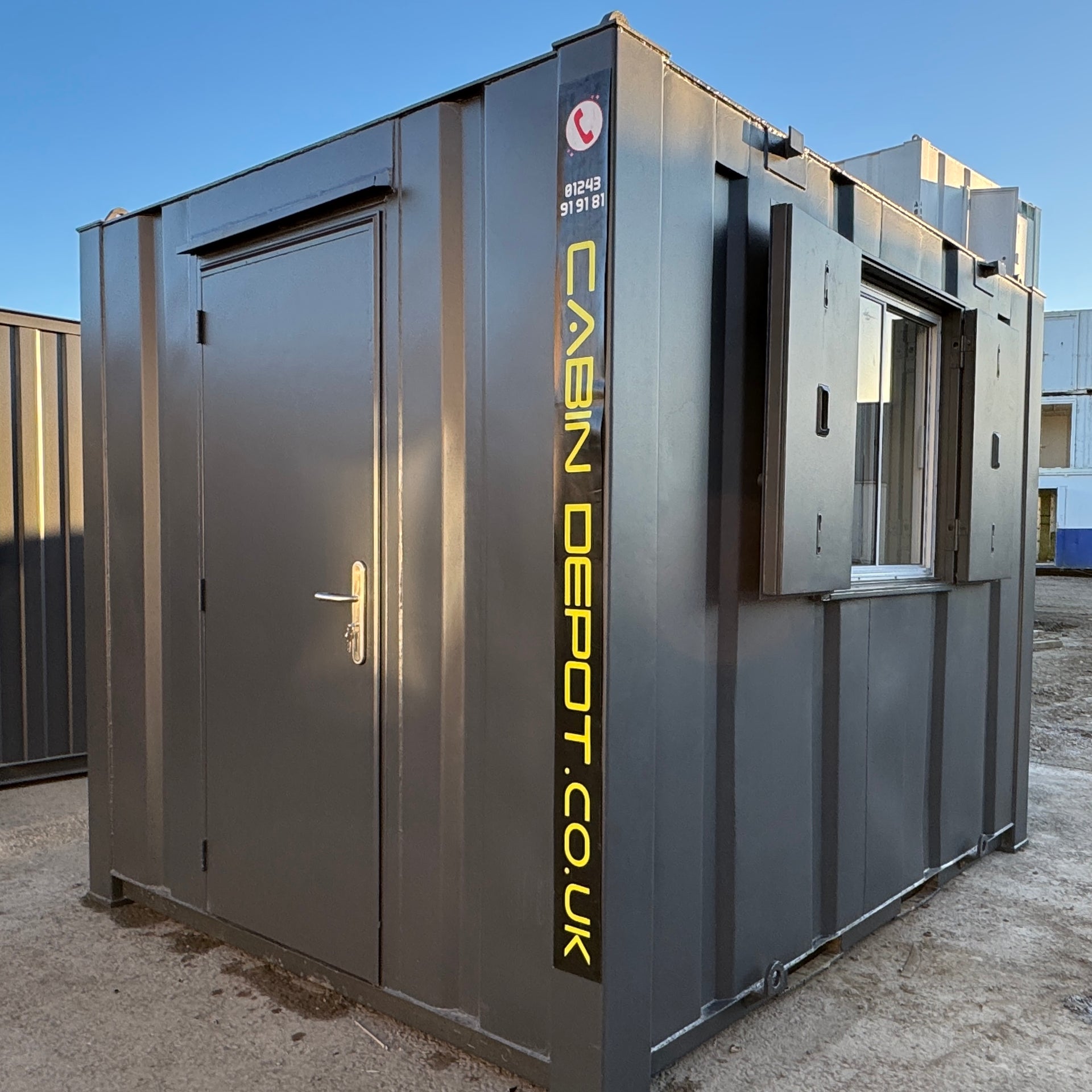 10x8 ft | Office / Garden Room | Open Plan | Portable Building | Anti-Vandal | No 1656