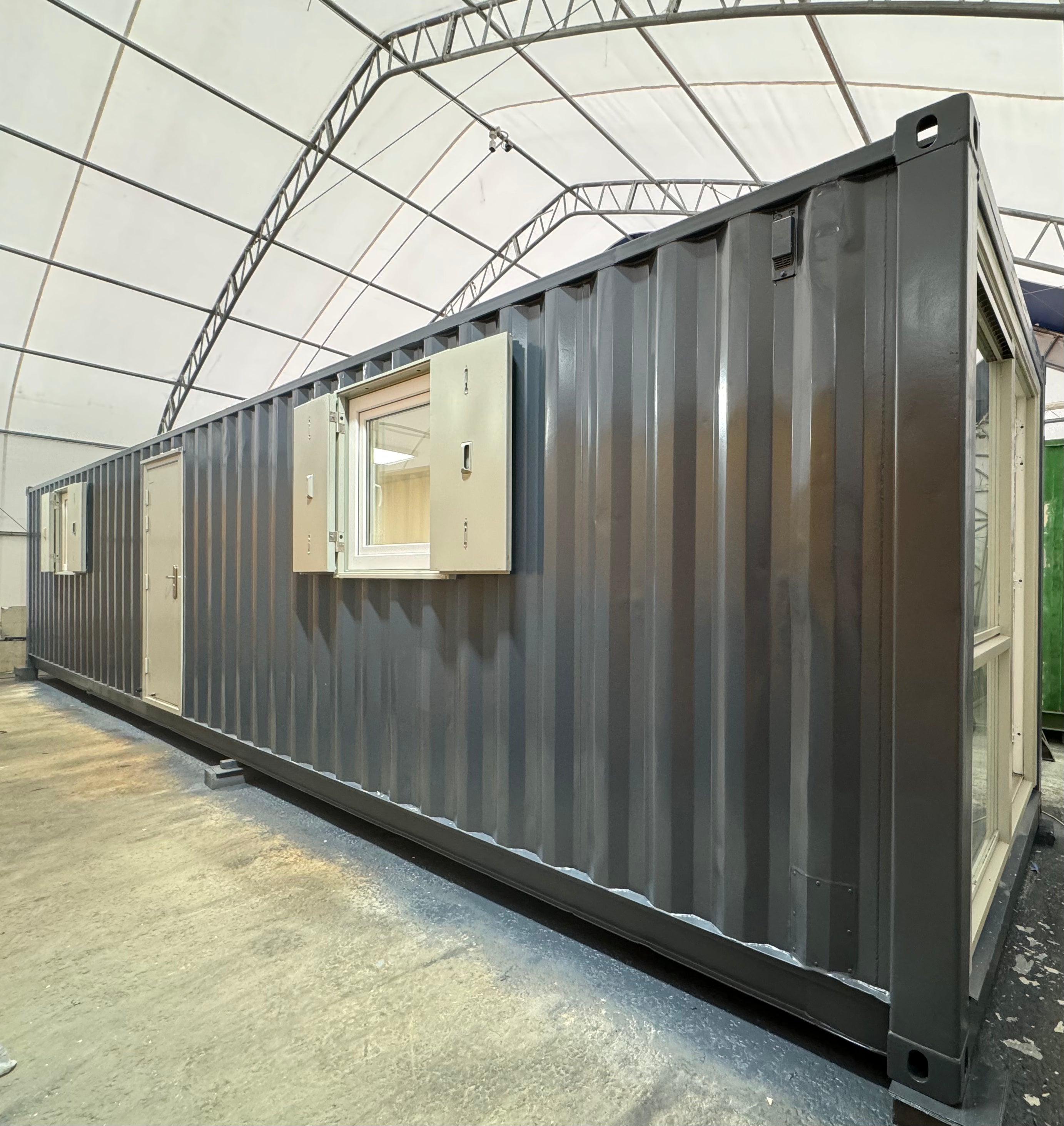 40x8Ft | Converted Shipping Container | Container Conversion | Open Pl
