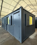 26x9ft | Static Welfare Unit | Office, Toilet, Canteen, Drying Room & Generator 11KVA | Portable | Anti-Vandal | No 1042