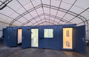 26x9ft | Static Welfare Unit | Office, Toilet, Canteen, Drying Room & Generator 11KVA | Portable | Anti-Vandal | No 1042