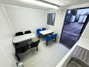 26x9ft | Static Welfare Unit | Office, Toilet, Canteen, Drying Room & Generator 11KVA | Portable | Anti-Vandal | No 1042