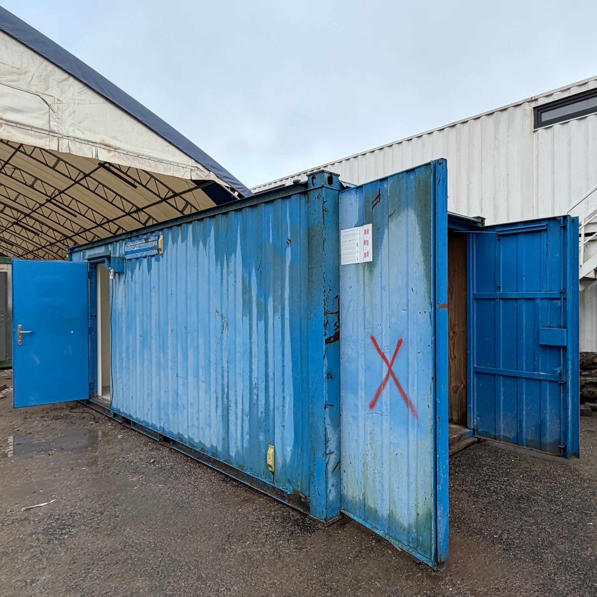 21x8ft | Office & Storage Unit 50/50 Split | Cabin / Container Store | Portable Anti-Vandal Building | Reduced | No 1681