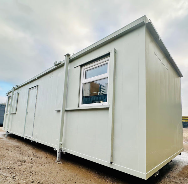 32x10ft Cabin | Office + Kitchen + Toilet | Anti-Vandal | Portable Building | No 1343