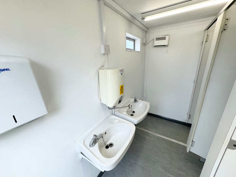 13 x 9 ft | Anti Vandal | 2 + 1 Toilet Block | Portable Building | No 1100