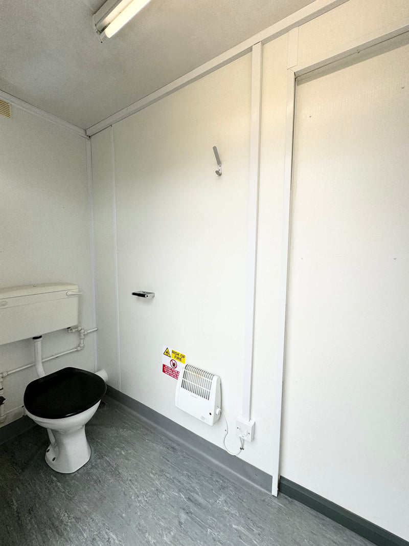 13 x 9 ft | Anti Vandal | 2 + 1 Toilet Block | Portable Building | No 1100