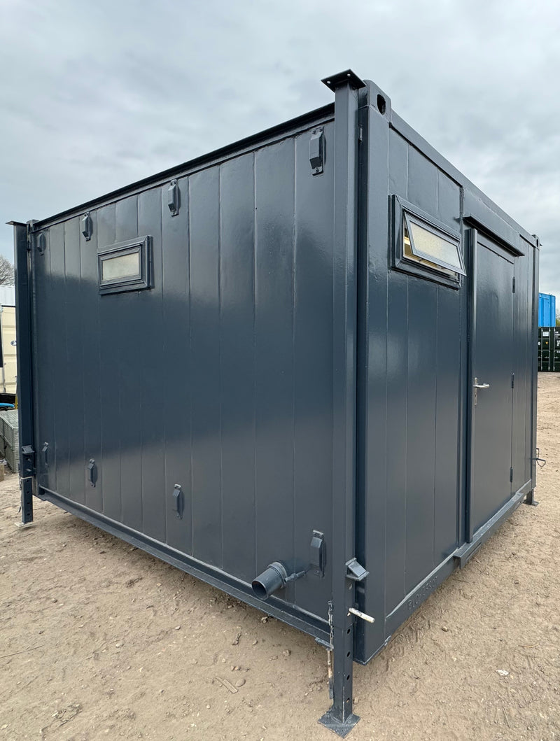 13 x 9 ft | Anti Vandal | 2 + 1 Toilet Block | Portable Building | No 1100