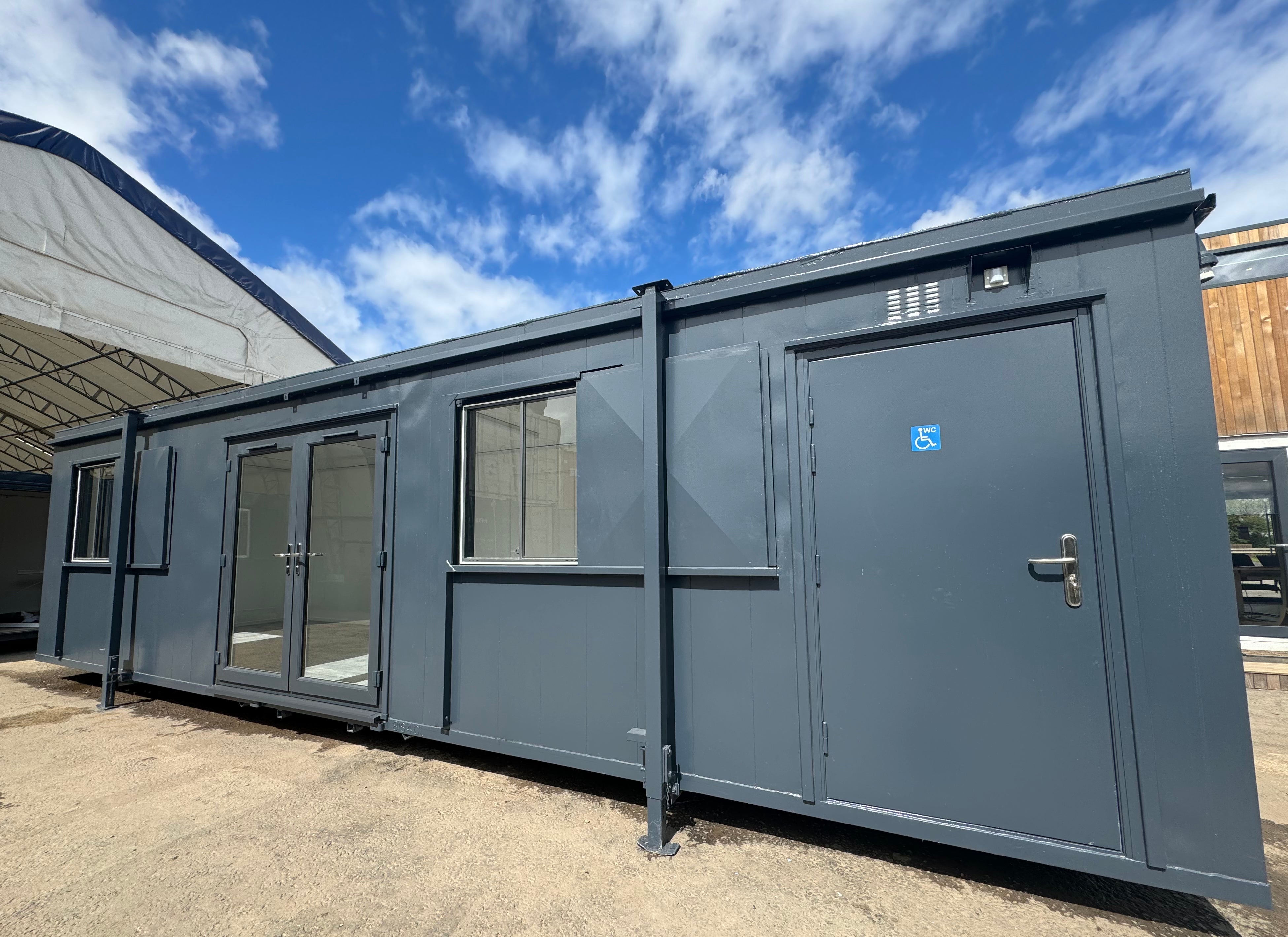 32ft Cabin | CUSTOM Office / Canteen | Disabled Access Toilet | Portab