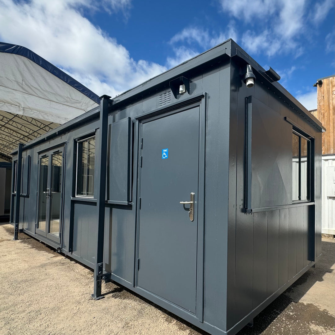 32ft Cabin | CUSTOM Office / Canteen | Disabled Access Toilet | Portable Building | No 1128