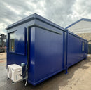 CUSTOM 32x10 ft Cabin | Office + Canteen + 1+1 WC / Wash Rooms | Anti-Vandal | No 1105