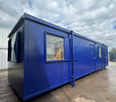 CUSTOM 32x10 ft Cabin | Office + Canteen + 1+1 WC / Wash Rooms | Anti-Vandal | No 1105