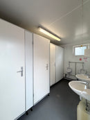 16 x 8 ft | 3 + 1 Toilet Block | Portable Building | Site Accommodation | Reduced | No 1786