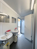 16 x 8 ft | 3 + 1 Toilet Block | Portable Building | Site Accommodation | Reduced | No 1786