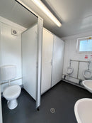 16 x 8 ft | 3 + 1 Toilet Block | Portable Building | Site Accommodation | Reduced | No 1787