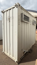 Double Toilet Block | Male & Female WC | 8x5 Ft | Unrefurbished Portable Toilet Block | 1+1 Toilet Block | Blue/White | No 1763