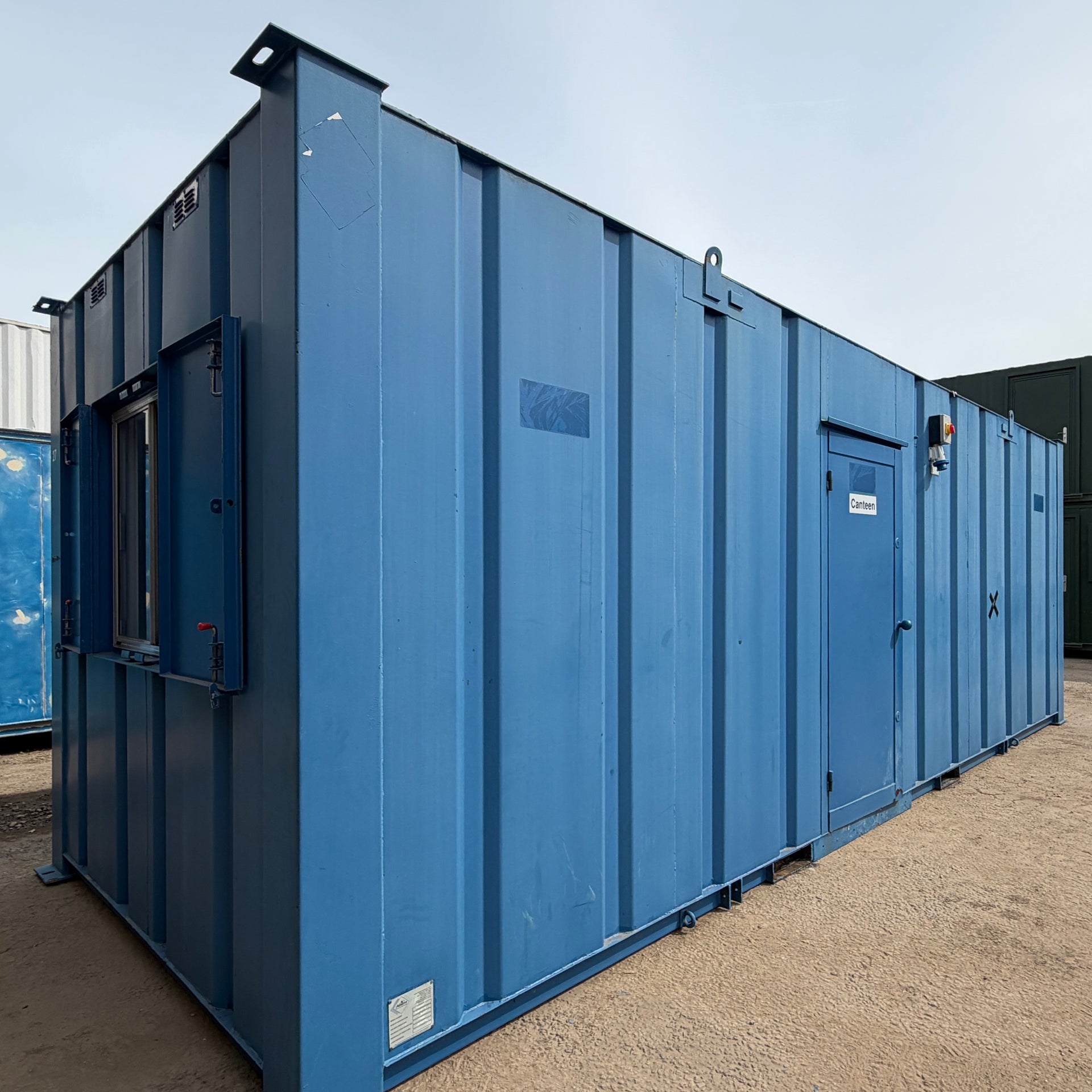 24x9ft | Open Plan with Kitchen | Building Site Accommodation / Canteen | Portable Anti-Vandal | Reduced | No 1802