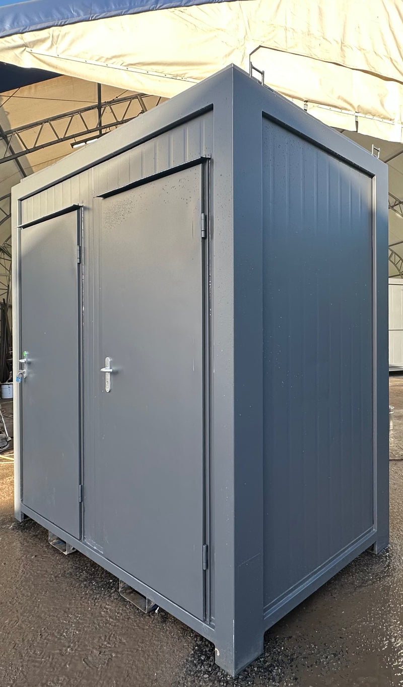 Double Toilet Block | Male Female WC | 8x5 Ft | Refurbished Portable Toilet Block | 1+1 Toilet | No 1388