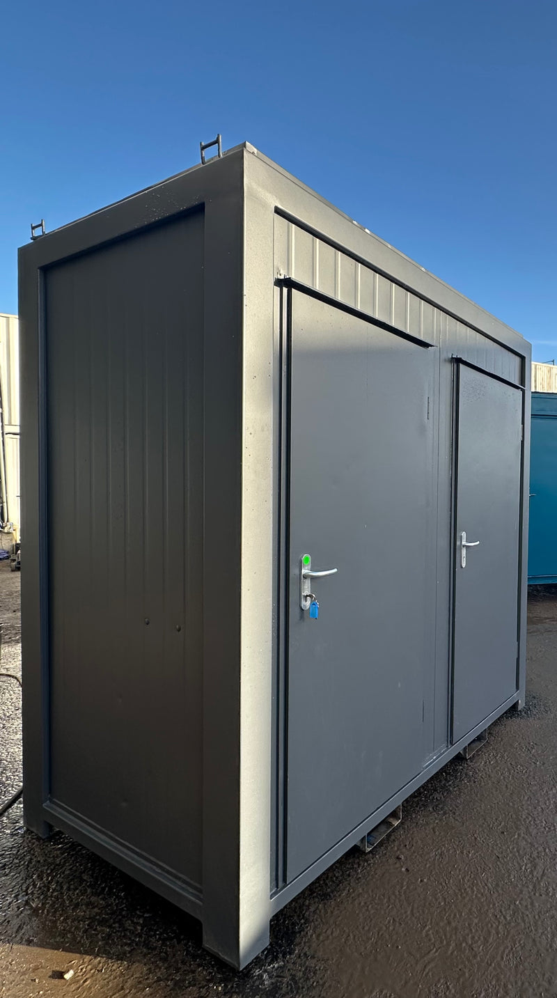 Double Toilet Block | Male Female WC | 8x5 Ft | Refurbished Portable Toilet Block | 1+1 Toilet | No 1388