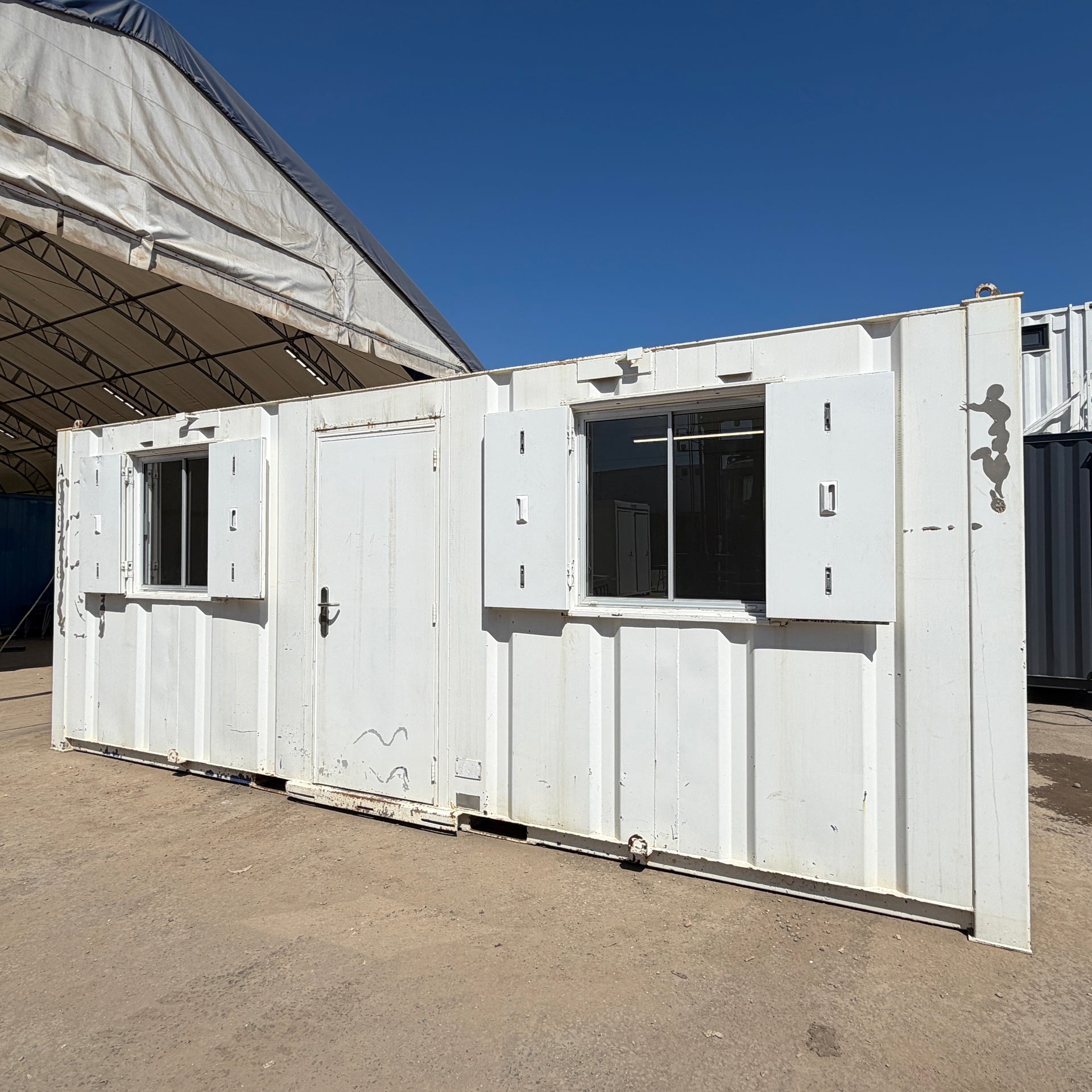 21x9ft | Canteen / Office | Building Site Accommodation | Portable Anti-Vandal | Reduced | No 1713