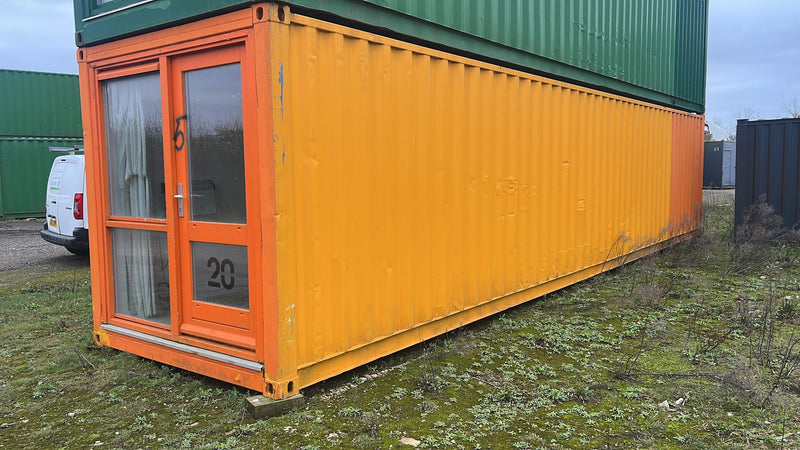 40 Ft Converted Shipping Container | With WC & Shower Room | N0 702