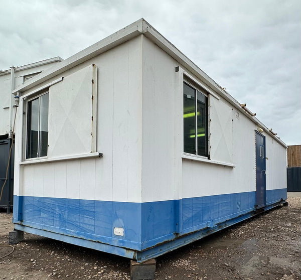 32ft | Open Plan Canteen / Office | Portable Anti-Vandal Building | No 1162