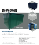 Flat Pack Storage Containers | Anti-Vandal Flat Pack Secure Stores