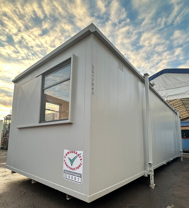 32x10ft | Open Plan Canteen / Office | Portable Anti-Vandal Building | Site Accommodation | Reduced |No 1321