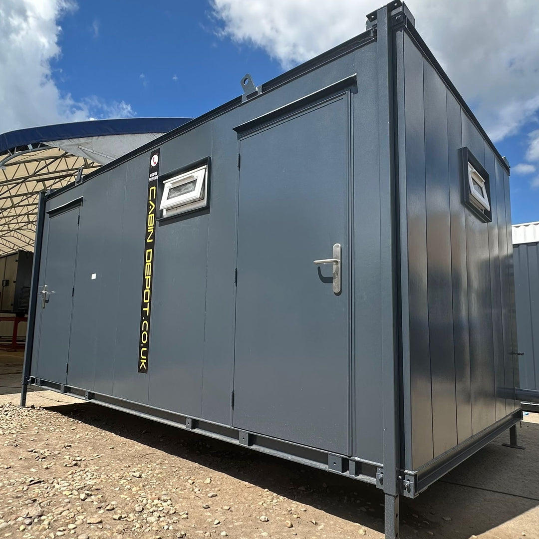 3+1 Toilet Block | 16 x 9 Ft Anti-Vandal | Portable Toilet Block | No 1114