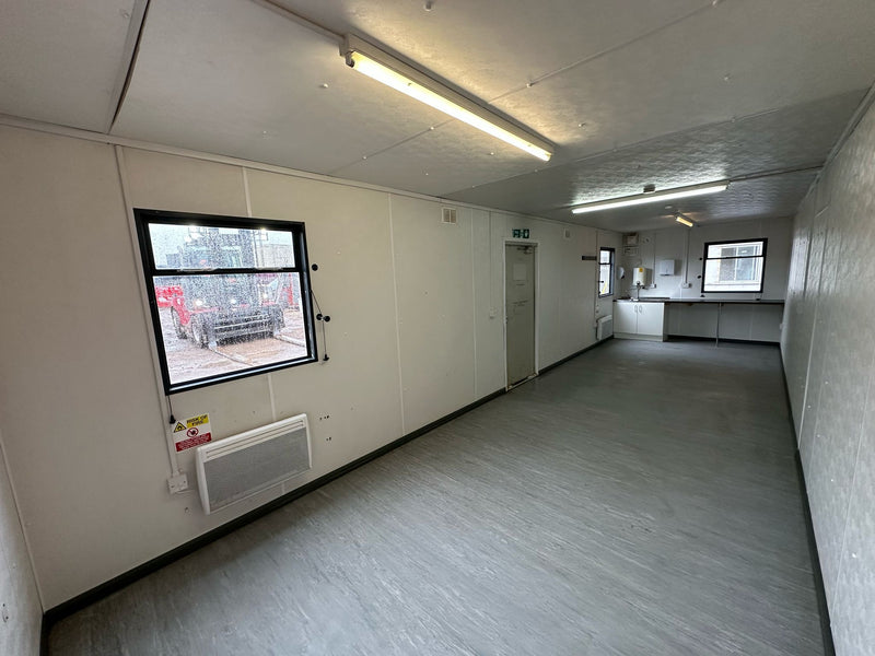 32x10ft | Open Plan Canteen / Office | Portable Anti-Vandal Building | Site Accommodation | Reduced |No 1410