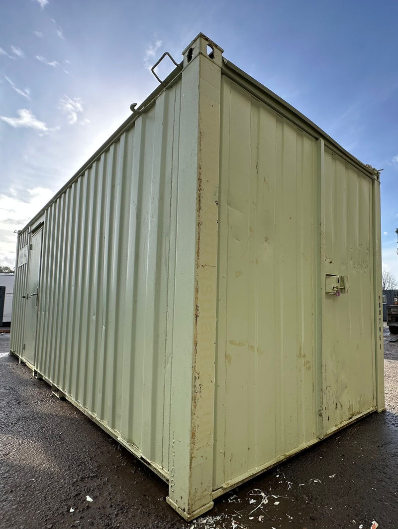 21x8ft | Office & Storage 50/50 Split | Cabin / Container Store | Portable Anti-Vandal Building | Reduced | No 1357