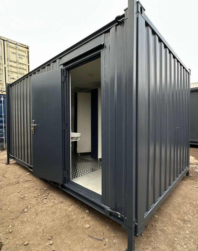 3+1 Toilet Block | 16 x 9 Ft Anti-Vandal | Portable Toilet Block | No 1108