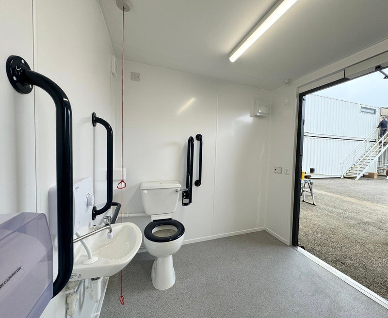 CUSTOM | Disabled Access Toilet Block | With Baby Change Station | 10x8ft | Portable | No 959