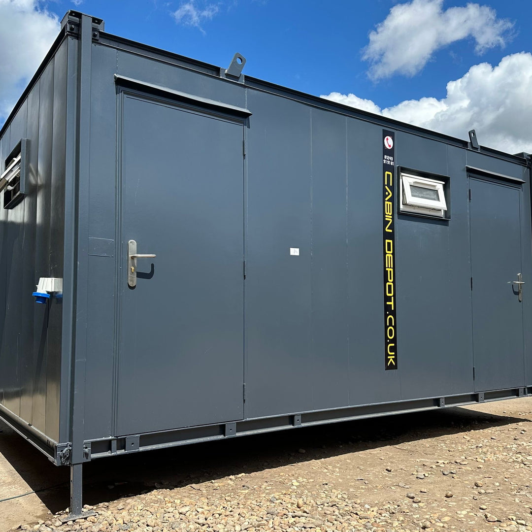 3+1 Toilet Block | 16 x 9 Ft Anti-Vandal | Portable Toilet Block | No 1114