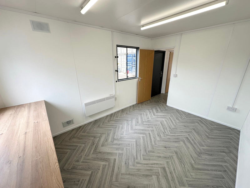 32x10Ft | Canteen / Office Cabin With Store Room | 50/50 Split | No 1477