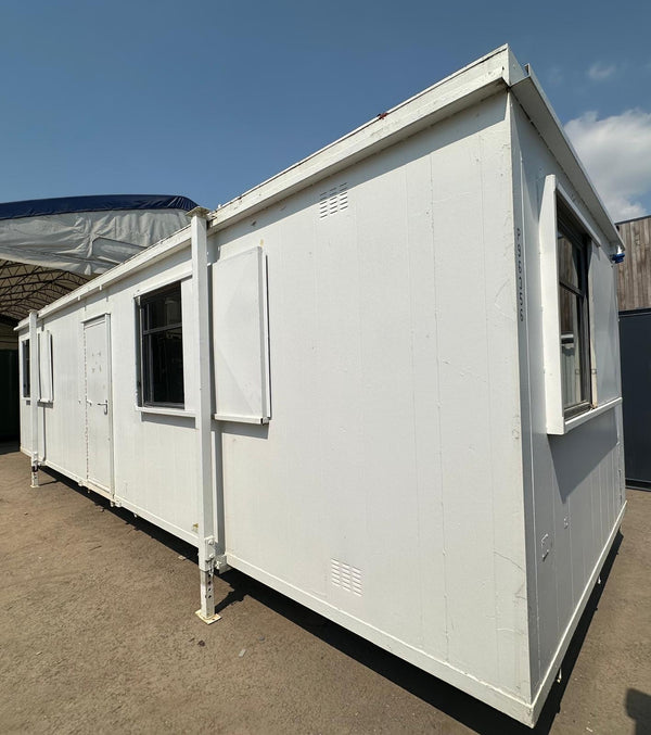 32x10ft | Open Plan Canteen / Office | Kitchenette | Portable Anti-Vandal Building | Site Accommodation | Reduced |No 1263