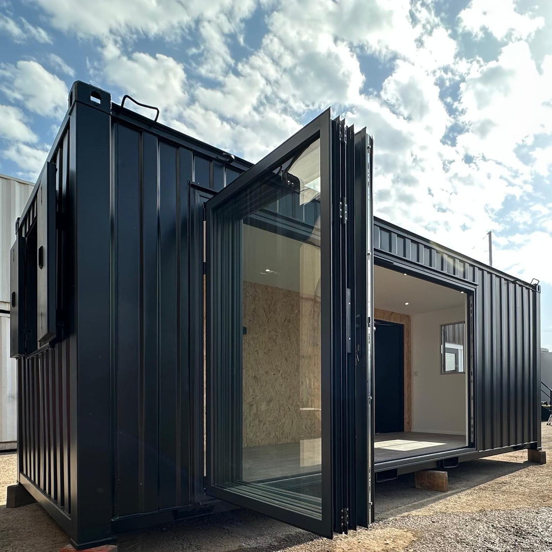 21x8ft | CUSTOM Cabin | Office / Canteen | Bifolding Door | Portable Building | No 1356