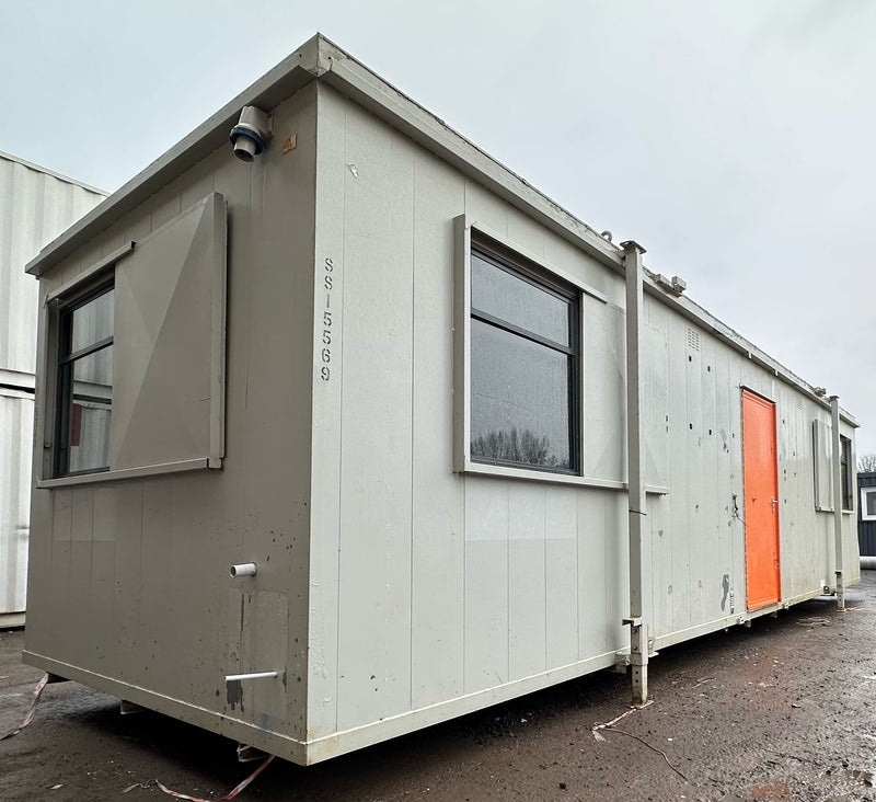 32x10ft | Open Plan Canteen / Office | Portable Anti-Vandal Building | Site Accommodation | Reduced |No 1410