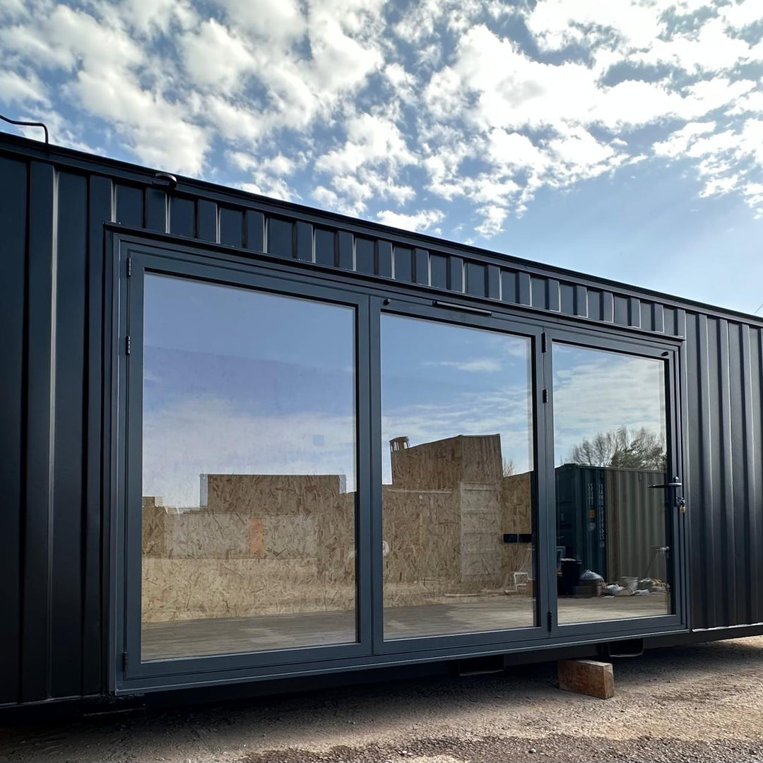 21x8ft | CUSTOM Cabin | Office / Canteen | Bifolding Door | Portable Building | No 1356