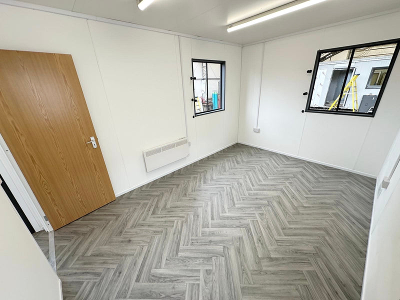32x10Ft | Canteen / Office Cabin With Store Room | 50/50 Split | No 1477