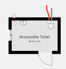 CUSTOM | Disabled Access Toilet Block | DDA Compliant | Baby Change | 12x8ft | Portable | No 1594