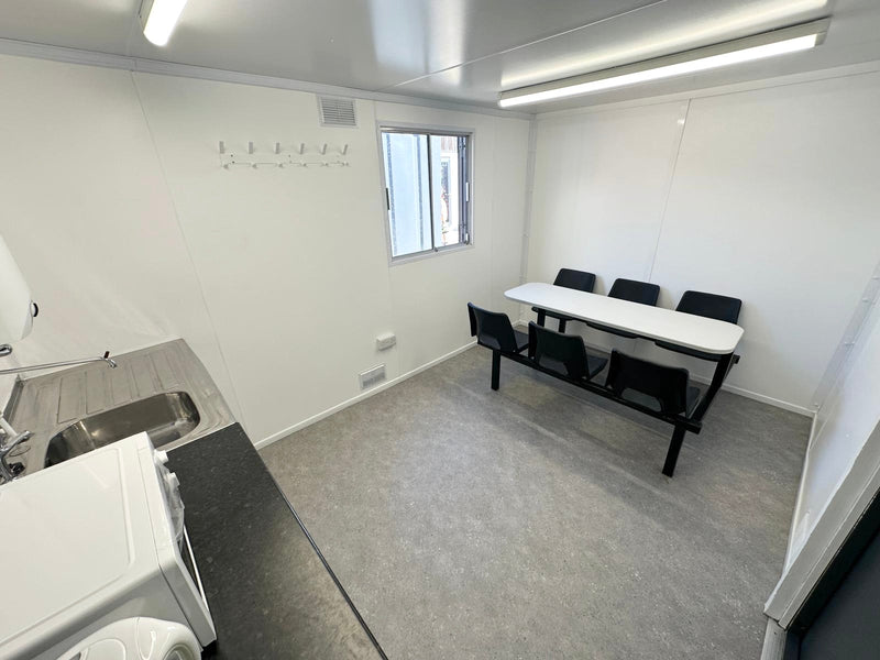 24x9ft | Static Welfare | Office, Toilet, Canteen, Generator Room | Portable | Anti-Vandal | No 1221