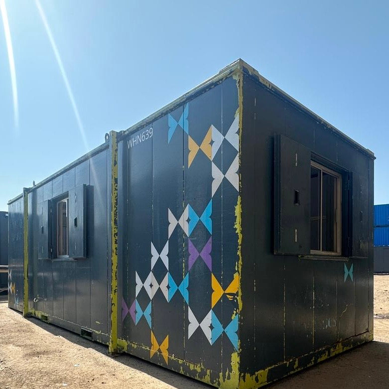 24x9ft | Office / Canteen | Building Site Accommodation | Portable Anti-Vandal | Reduced | No 1823