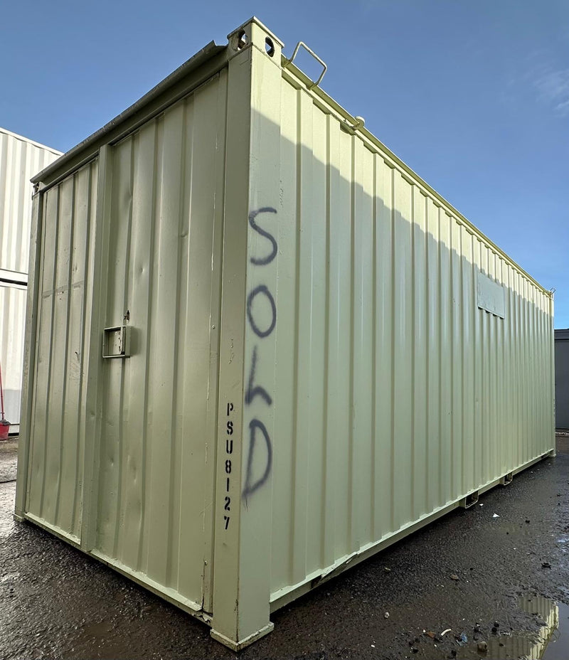 21x8ft | Office & Storage Unit 50/50 Split | Cabin / Container Store | Portable Anti-Vandal Building | Reduced | No 1330