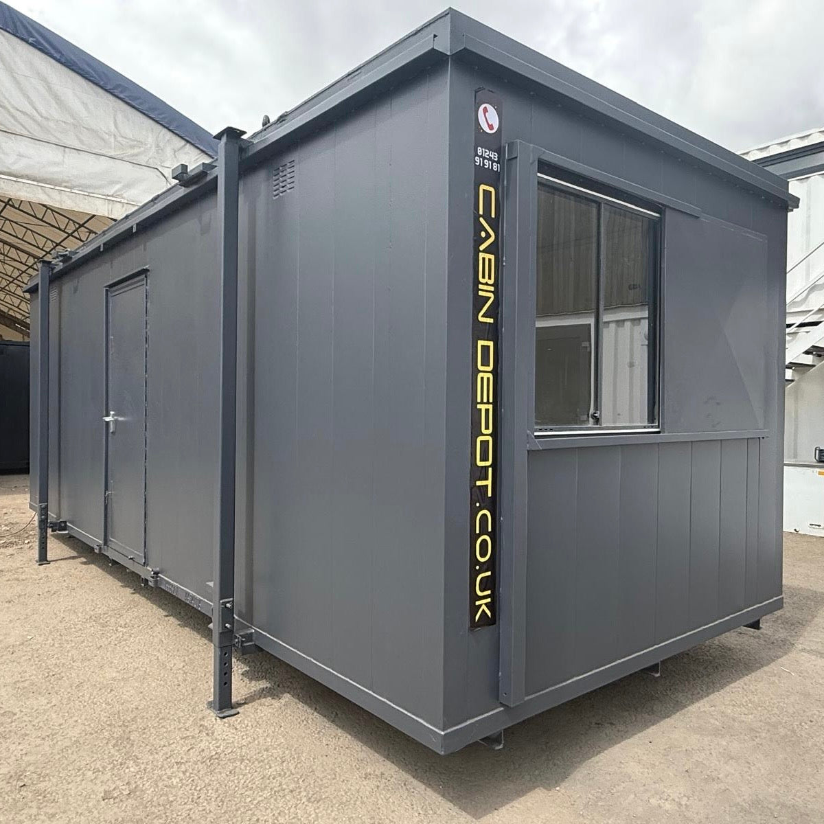 24x8 ft | Open Plan Office | Site Accommodation | Anti-Vandal Cabin | No 1518