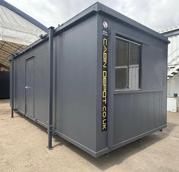 24x8 ft | Open Plan Office | Site Accommodation | Anti-Vandal Cabin | No 1518