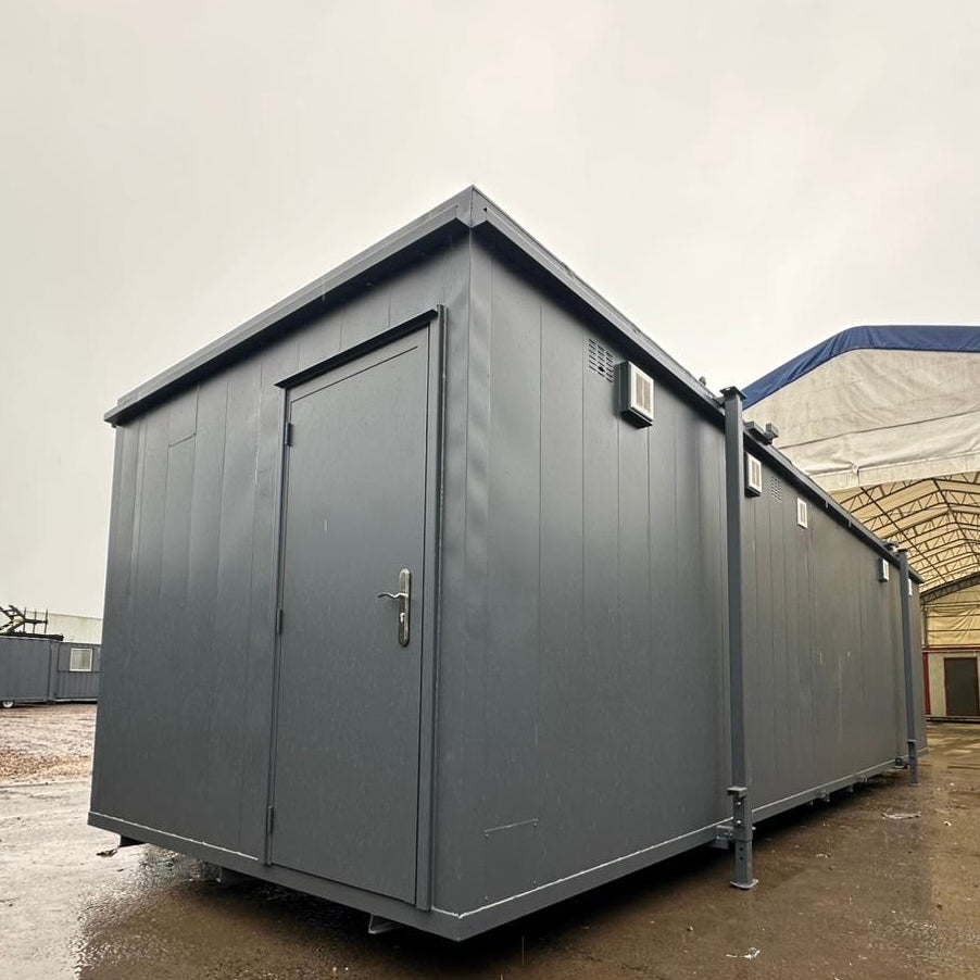 32x10ft | CUSTOM | Cabin / Container | 8 Bay Shower Block | Portable Anti-Vandal Building | Welfare | No 1063