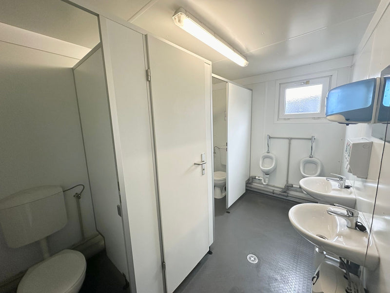 3+1 Toilet Block | 16 x 9 Ft Anti-Vandal | Portable Toilet Block | No 1232