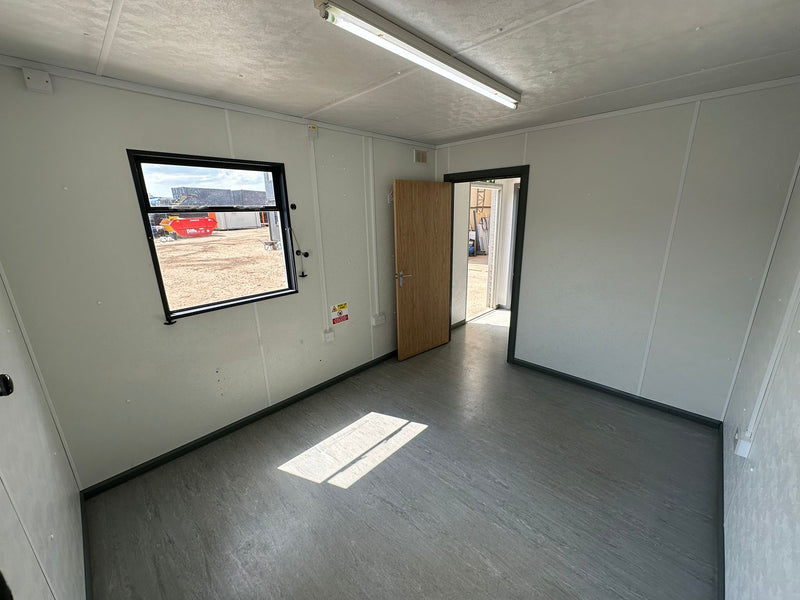 32x10ft | Canteen / Office | 2 Rooms with Kitchen Space | Portable Anti-Vandal Building | Site Accommodation | Reduced | No 1479