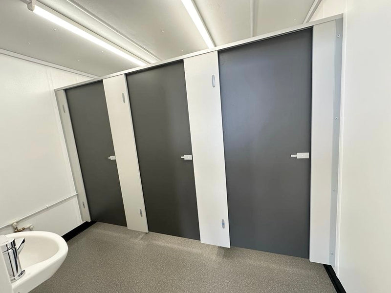 32x10ft | CUSTOM | Cabin / Container | Mens / Ladies + Disabled Access Toilet Block | Portable Anti-Vandal Building | Welfare | No 1395